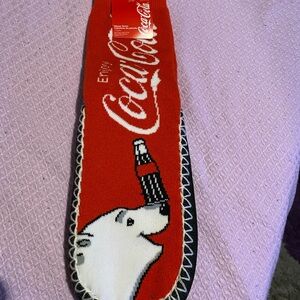 Coca-Cola Red Slippers with Polar Bear